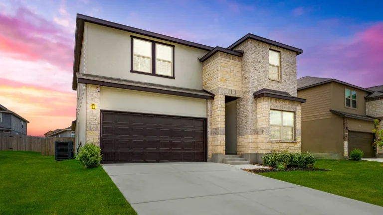 Front of a single-family home